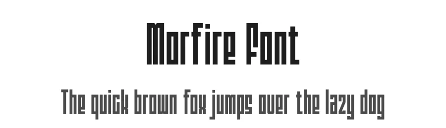 Morfire Font by Kincrev Studio — Display Font