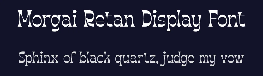 Morgai Retan Display Font by timelesstype.co — Serif Font — thumbnail 2
