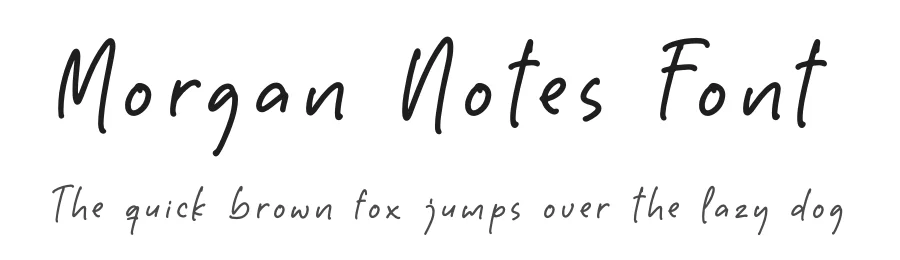 Morgan Notes Font by perspectype — Decorative Font