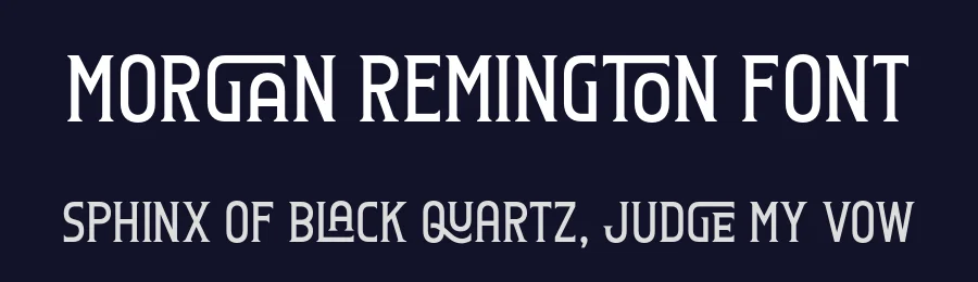 Morgan Remington Font by grezlinestudio — Decorative Font — thumbnail 2
