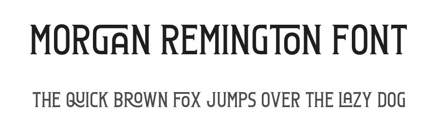 Morgan Remington Font by grezlinestudio — Decorative Font