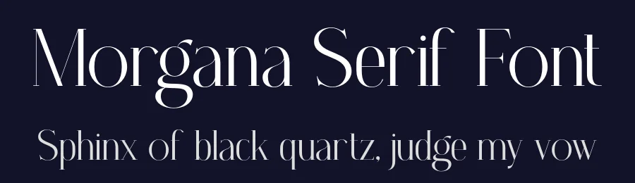 Morgana Serif Font by Krismagraph — Serif Font — thumbnail 2