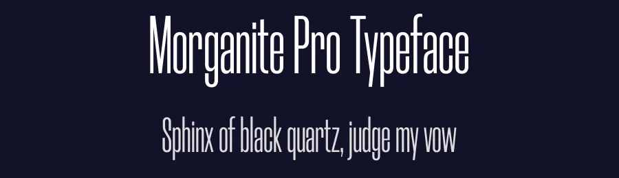 Morganite Pro Typeface by RajeshRajput — Sans Serif Font — thumbnail 2