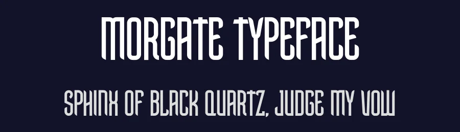 Morgate Typeface by Almairatype — Display Font — thumbnail 2