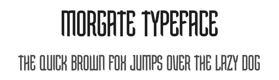 Morgate Typeface by Almairatype — Display Font