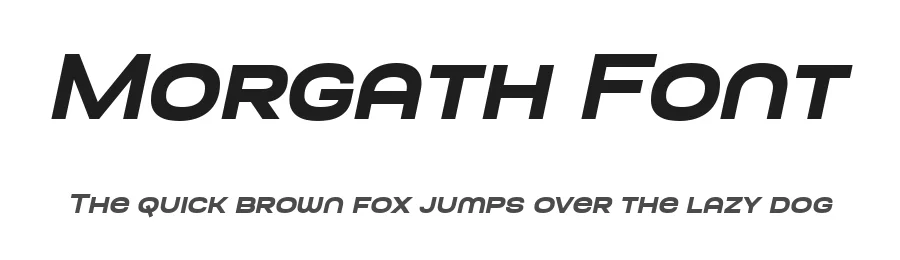 Morgath Font by Drizy — Sans Serif Font