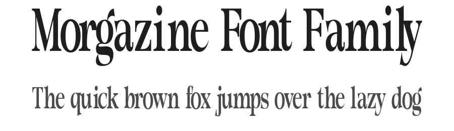 Morgazine Font Family by Propertype — Serif Font