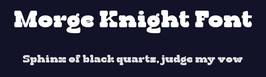 Morge Knight Font by TypeClassHeroes — Decorative Font — thumbnail 2