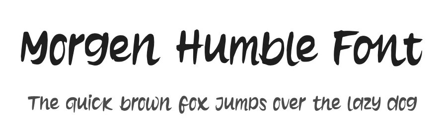 Morgen Humble Font by Denustudios — Script Handwritten Font