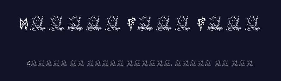 Morgul Free Font by Letterlays — Display Font — thumbnail 2