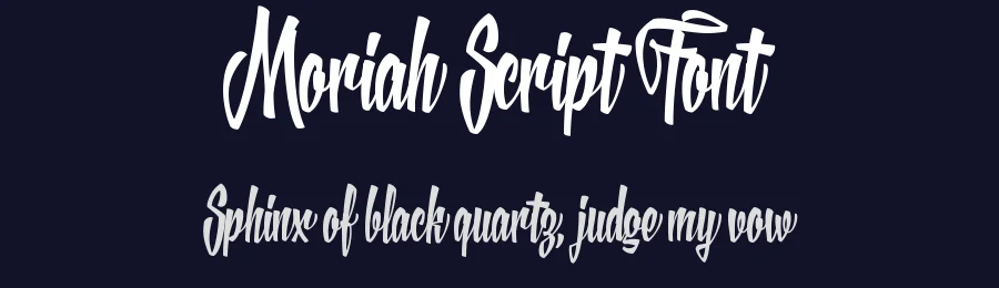 Moriah Script Font by Typeface — Script Handwritten Font — thumbnail 2