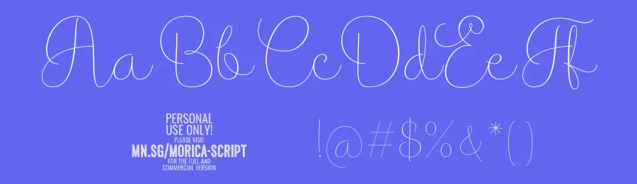 Morica Script Font by Mans Greback — Script Handwritten Font — thumbnail 3