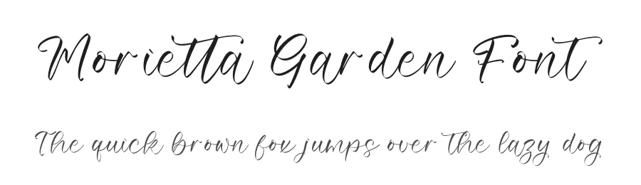Morietta Garden Font by letterenastudios — Script Handwritten Font