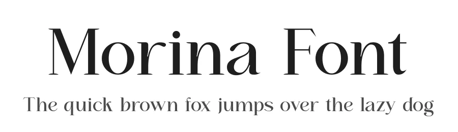 Morina Font by zafira.type — Serif Font