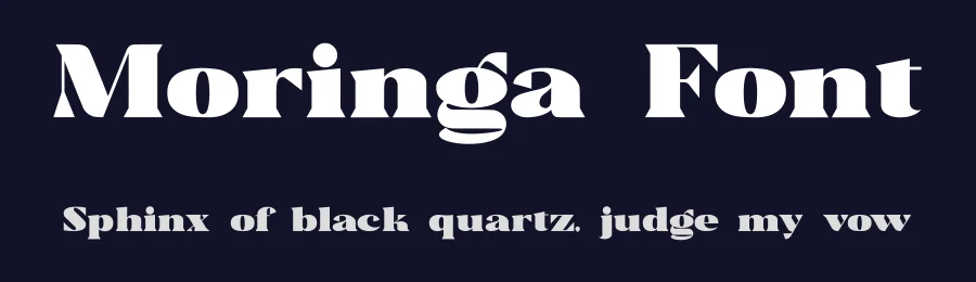 Moringa Font by Roughlines ID — Display Font — thumbnail 2