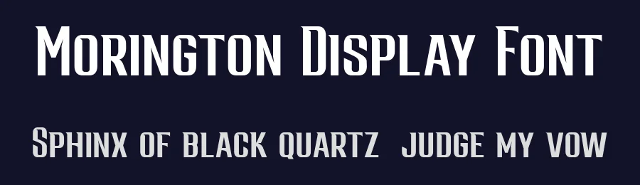 Morington Display Font by Patria Ari Typestudio — Display Font — thumbnail 2