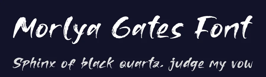 Morlya Gates Font by glorytype — Display Font — thumbnail 2