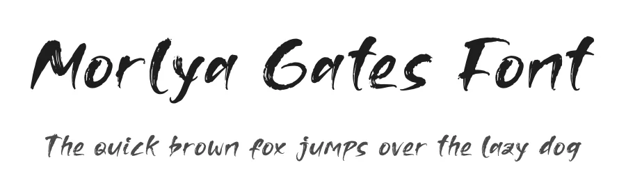 Morlya Gates Font by glorytype — Display Font