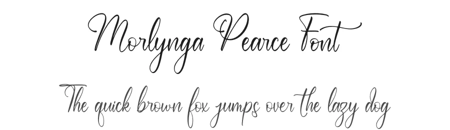 Morlynga Pearce Font by letterfabric — Script Handwritten Font