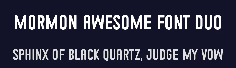 Mormon Awesome Font Duo by Jasa 7NTypes — Script Handwritten Font — thumbnail 2