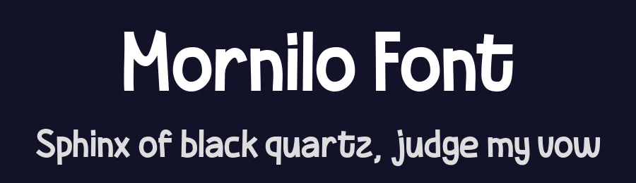 Mornilo Font by Ardyanatypes — Display Font — thumbnail 2