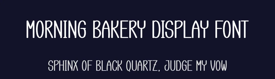 Morning Bakery Display Font by andikastudio — Display Font — thumbnail 2