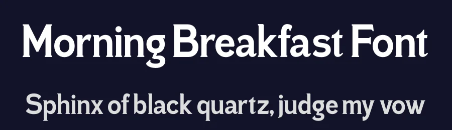 Morning Breakfast Font by timelesstype.co — Serif Font — thumbnail 2