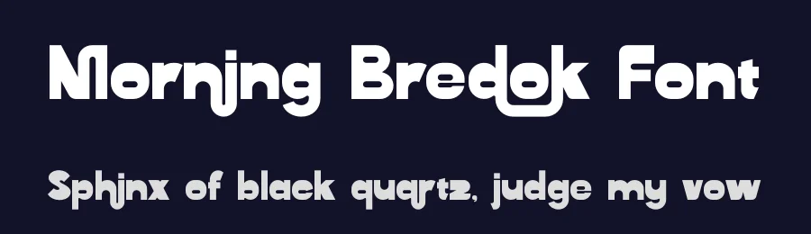 Morning Bredok Font by timelesstype.co — Display Font — thumbnail 2