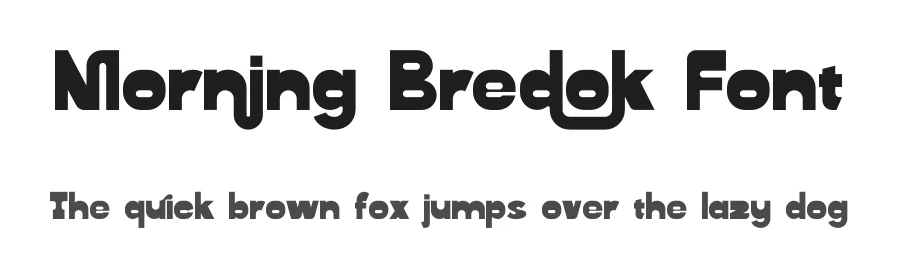 Morning Bredok Font by timelesstype.co — Display Font