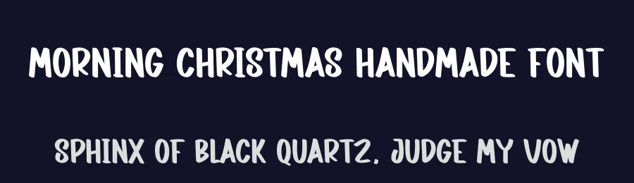 Morning Christmas Handmade Font by creativeletter — Display Font — thumbnail 2