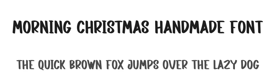 Morning Christmas Handmade Font by creativeletter — Display Font