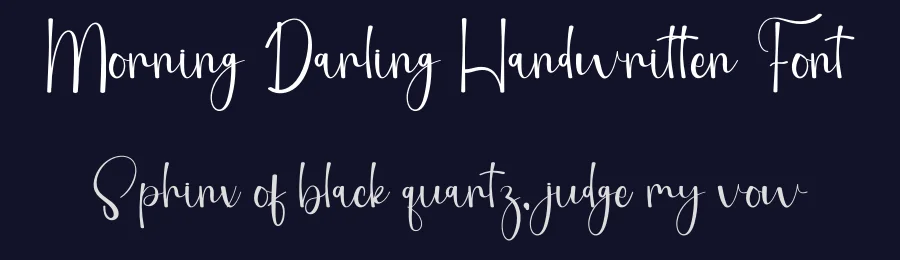 Morning Darling Handwritten Font by freshtypeink — Script Handwritten Font — thumbnail 2