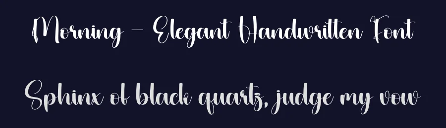 Morning – Elegant Handwritten Font by andikastudio — Script Handwritten Font — thumbnail 2