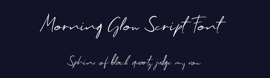 Morning Glow Script Font by Allouse.Studio — Script Handwritten Font — thumbnail 2