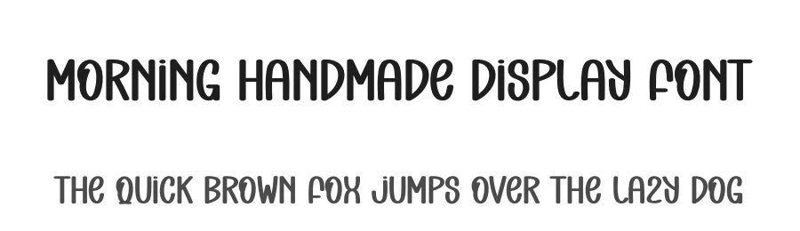 Morning Handmade Display Font by andikastudio — Display Font