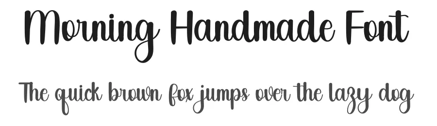 Morning Handmade Font by inermediaSTUDIO — Script Handwritten Font