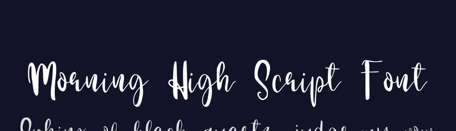 Morning High Script Font by Genarastudio — Script Handwritten Font — thumbnail 2