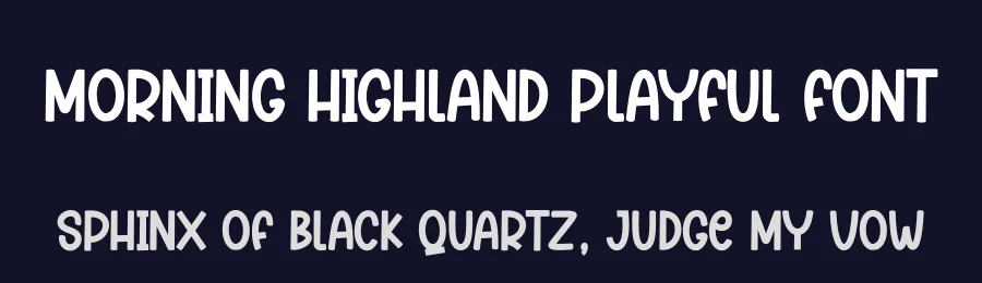Morning Highland Playful Font by creativeletter — Script Handwritten Font — thumbnail 2
