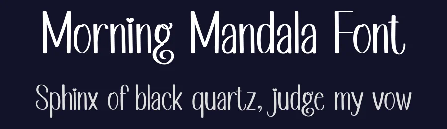 Morning Mandala Font by inermediaSTUDIO — Script Handwritten Font — thumbnail 2