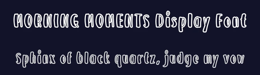 MORNING MOMENTS Display Font by andikastudio — Script Handwritten Font — thumbnail 2