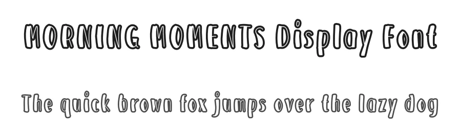 MORNING MOMENTS Display Font by andikastudio — Script Handwritten Font