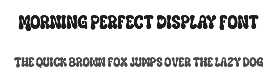Morning Perfect Display Font by Siapgraph — Display Font