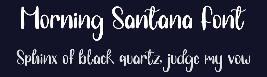 Morning Santana Font by inermediaSTUDIO — Display Font — thumbnail 2