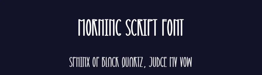 Morning Script Font by creativeletter — Display Font — thumbnail 2