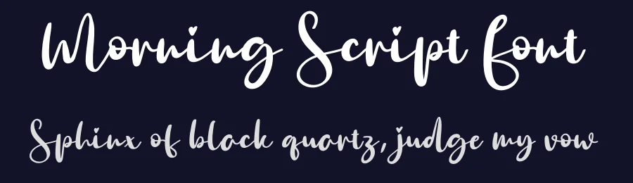 Morning Script Font by creativeletter — Script Handwritten Font — thumbnail 2