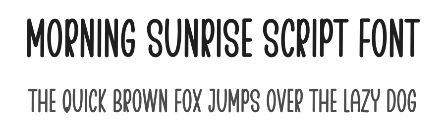 Morning Sunrise Script Font by inermediaSTUDIO — Display Font