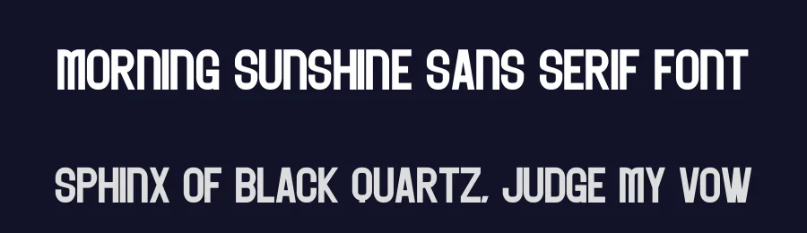 Morning Sunshine Sans Serif Font by Craftedtype — Decorative Font — thumbnail 2