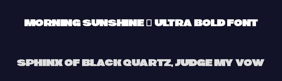 Morning Sunshine – Ultra Bold Font by Almairatype — Decorative Font — thumbnail 2