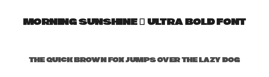 Morning Sunshine – Ultra Bold Font by Almairatype — Decorative Font