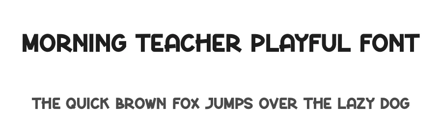 Morning Teacher Playful Font by andikastudio — Display Font
